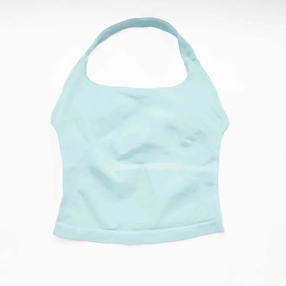 Halter Crop Top in Cloud Blue by Veyaria