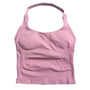 Seamless Halter Tank in Pink
