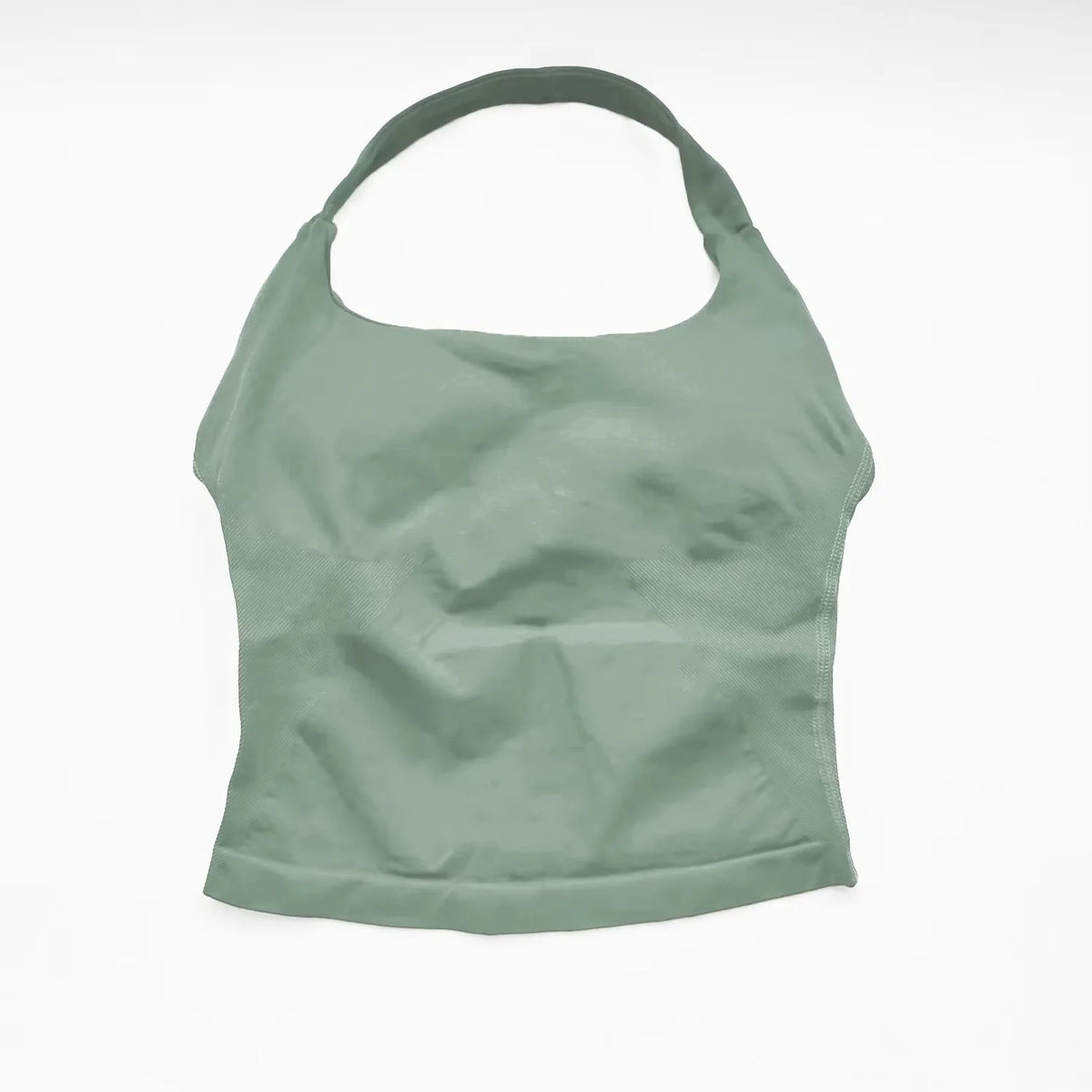 Halter Crop Top in Sage Green by Veyaria