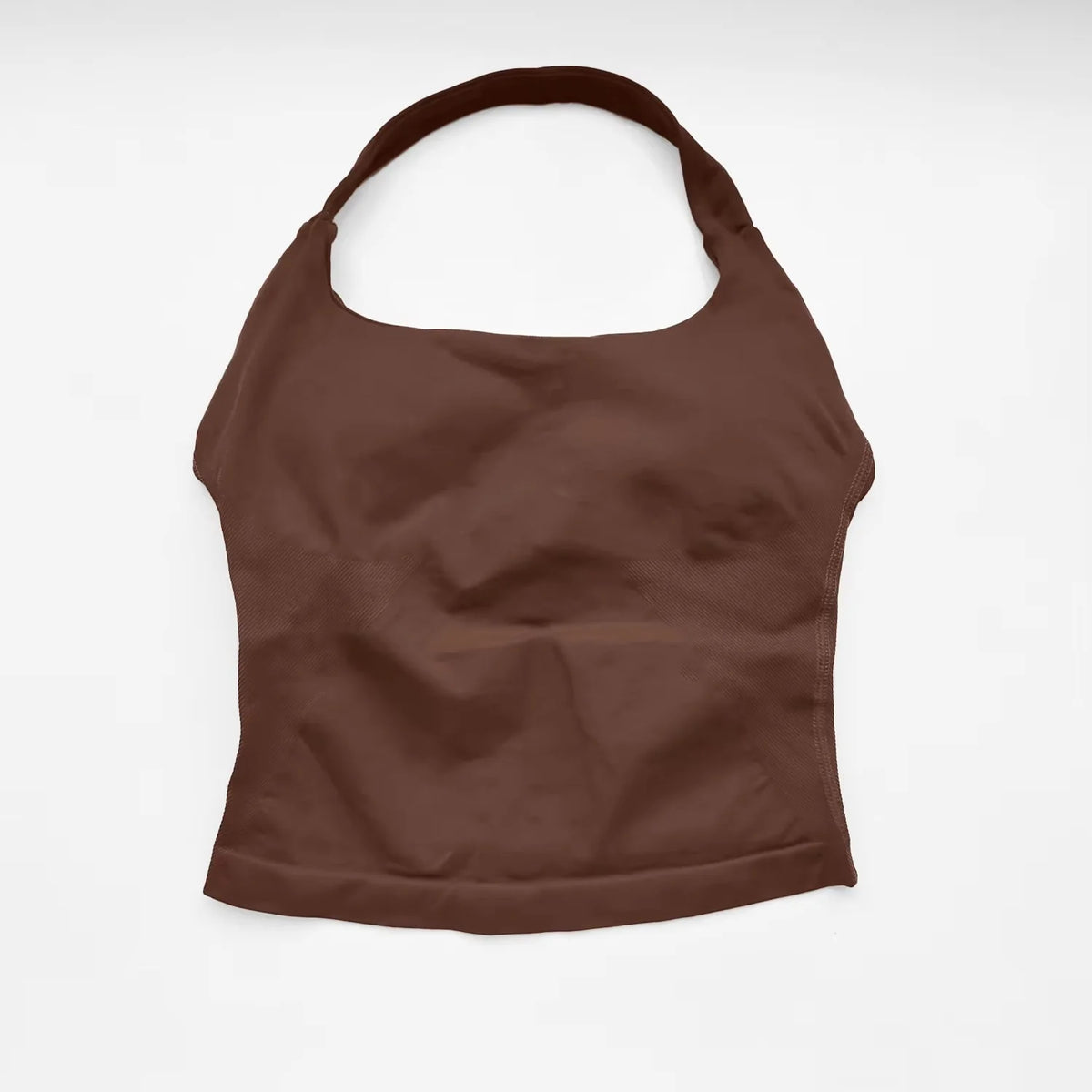 Halter Crop Top in Mocha by Veyaria