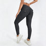 Cargo Pocket Leggings in Dark Grey