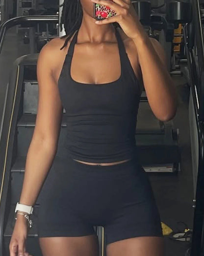 Seamless Halter Tank by Veyaria