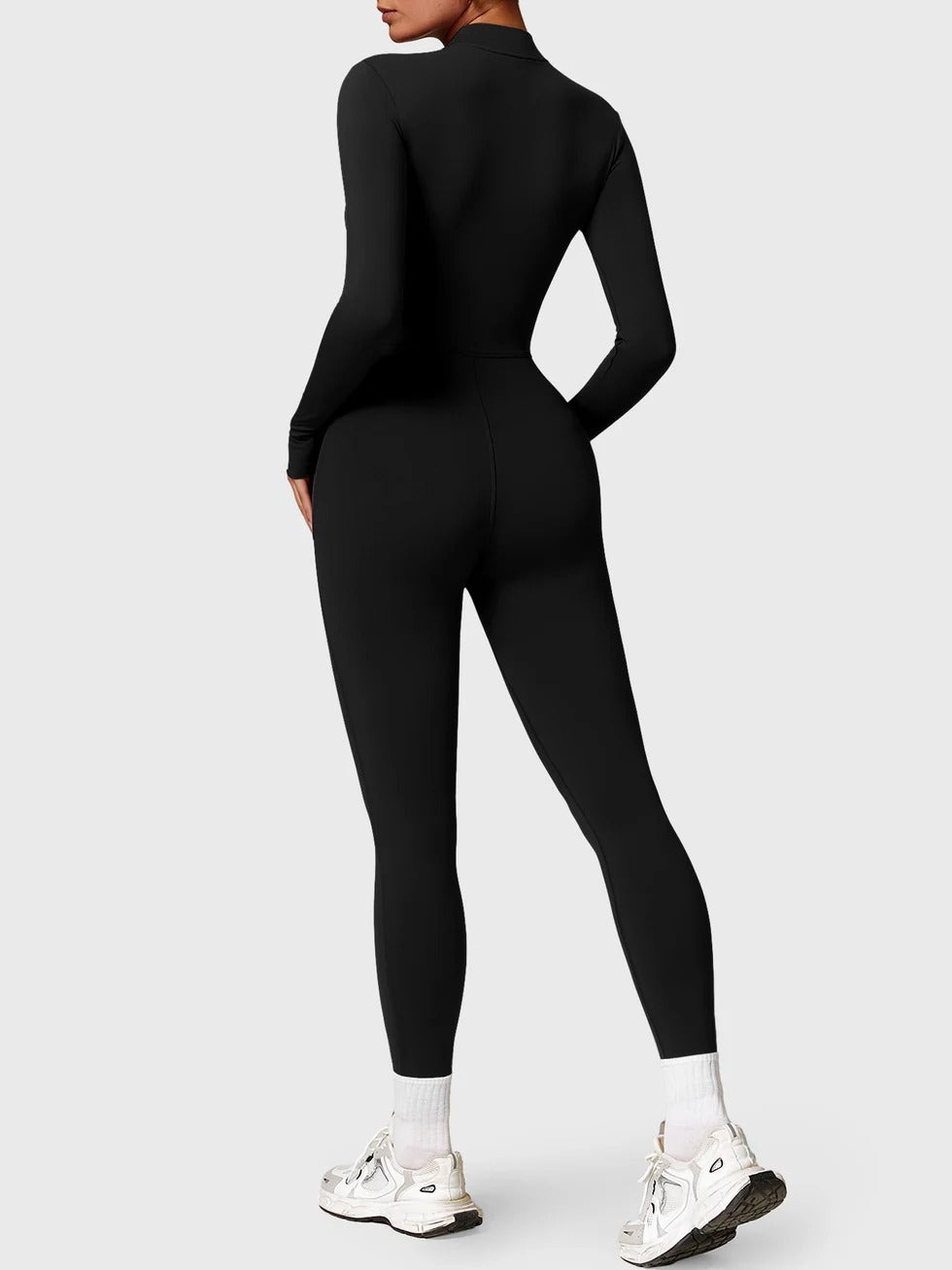 NORDÉA Winter Jumpsuit in Black, back view