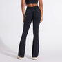 Cargo Flare Leggings in Black