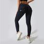 Cargo Pocket Leggings in Black